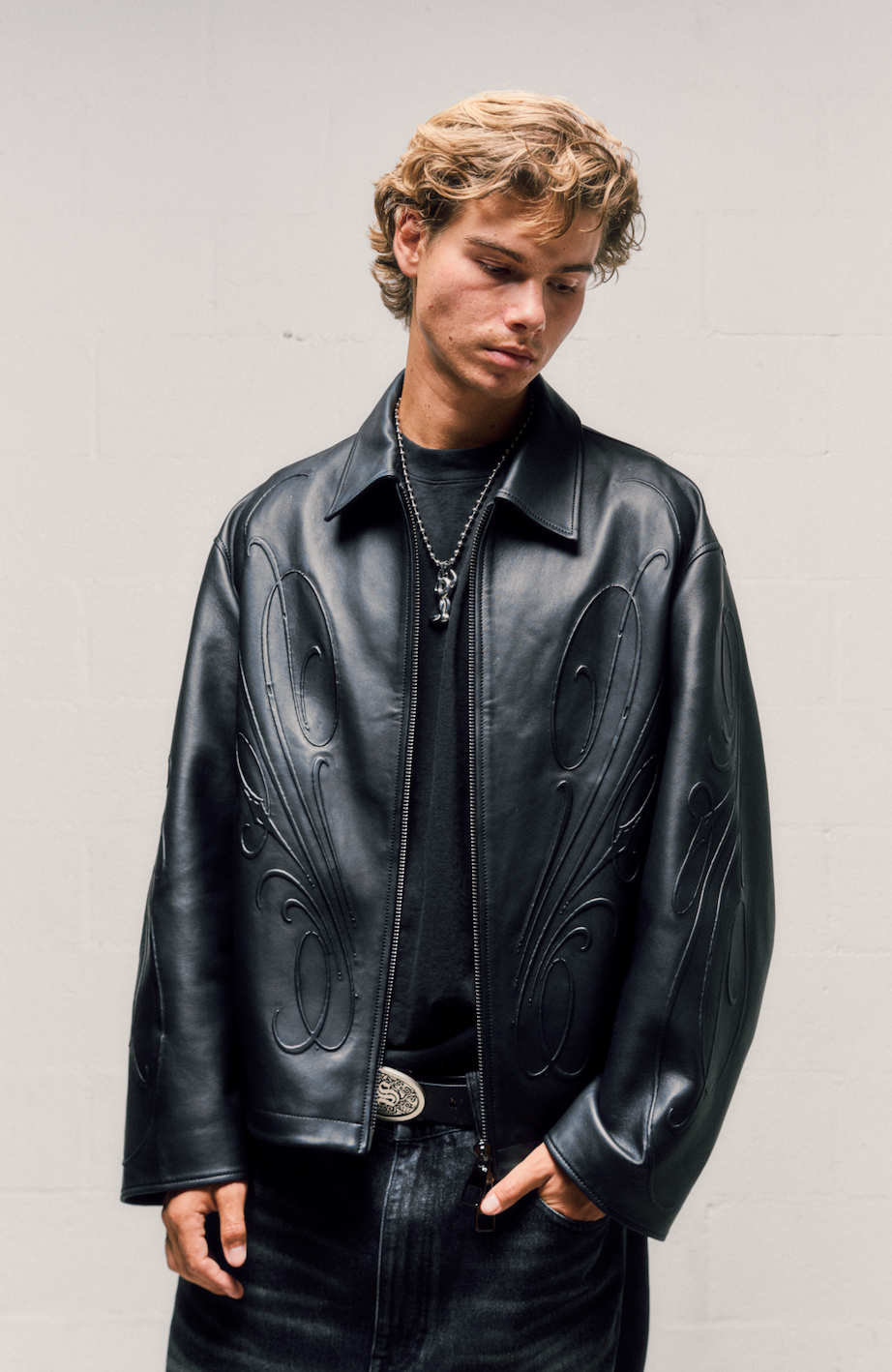Obsidian Saint Leather Jacket