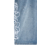 Crashed Marked by Shade Light Blue Shorts